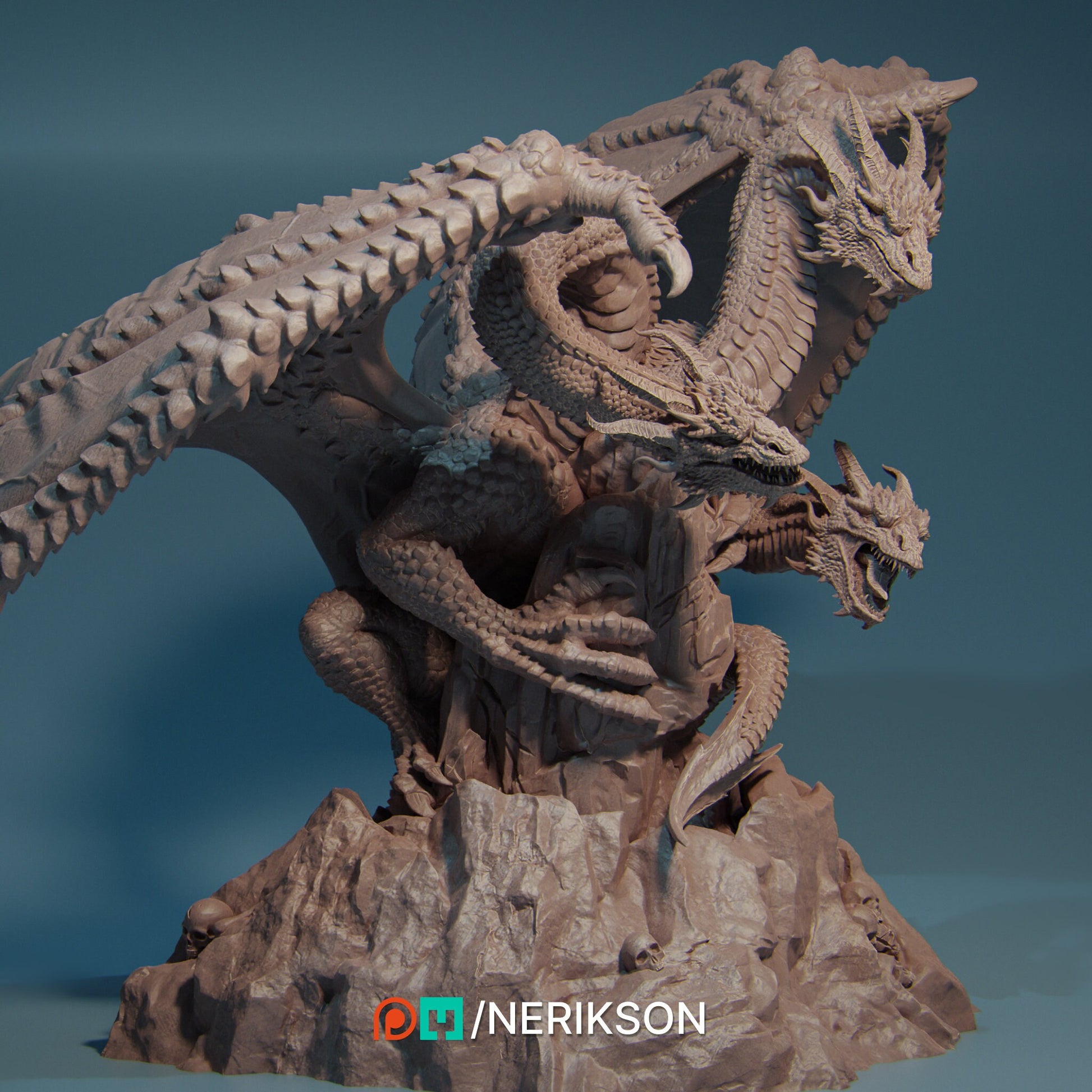 Smei, Elder Dragon, Ernest Nemirovsky | Dungeons and Dragons | Pathfinder | Table Top RPG | 3D Printed Model