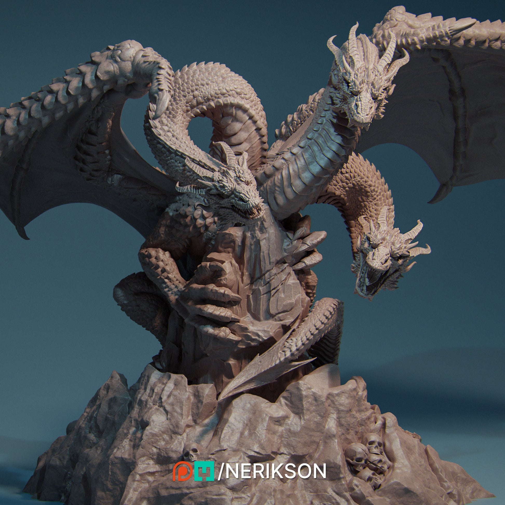 Smei, Elder Dragon, Ernest Nemirovsky | Dungeons and Dragons | Pathfinder | Table Top RPG | 3D Printed Model