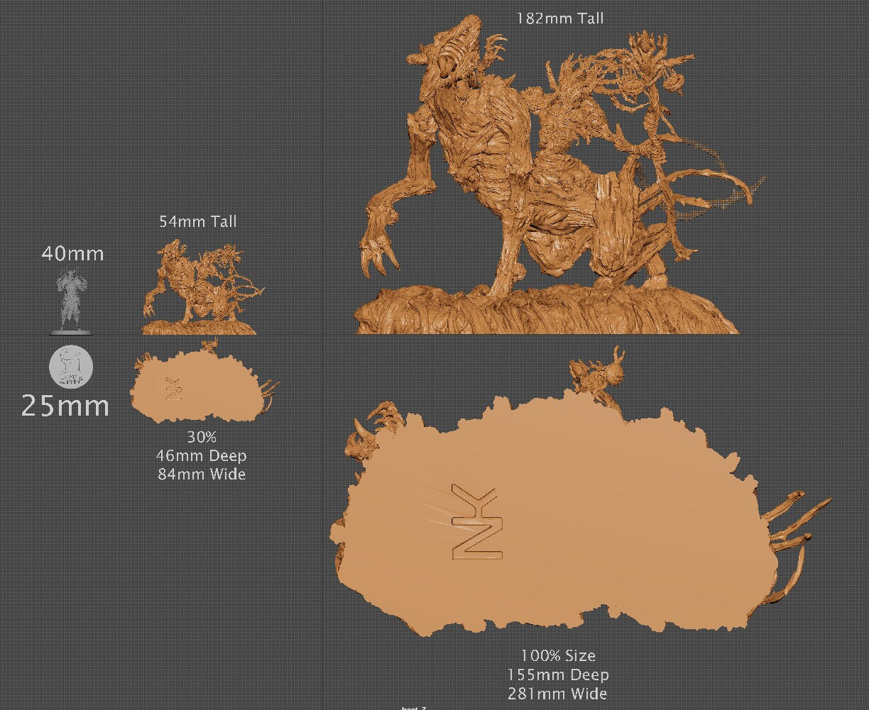 Famine, Mounted, Powerful NPC, Ernest Nemirovsky | Dungeons and Dragons | Pathfinder | Table Top RPG | 3D Printed Model