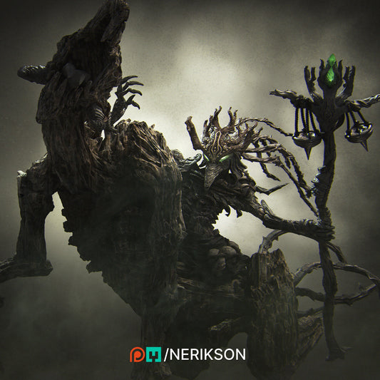 Famine, Mounted, Powerful NPC, Ernest Nemirovsky | Dungeons and Dragons | Pathfinder | Table Top RPG | 3D Printed Model