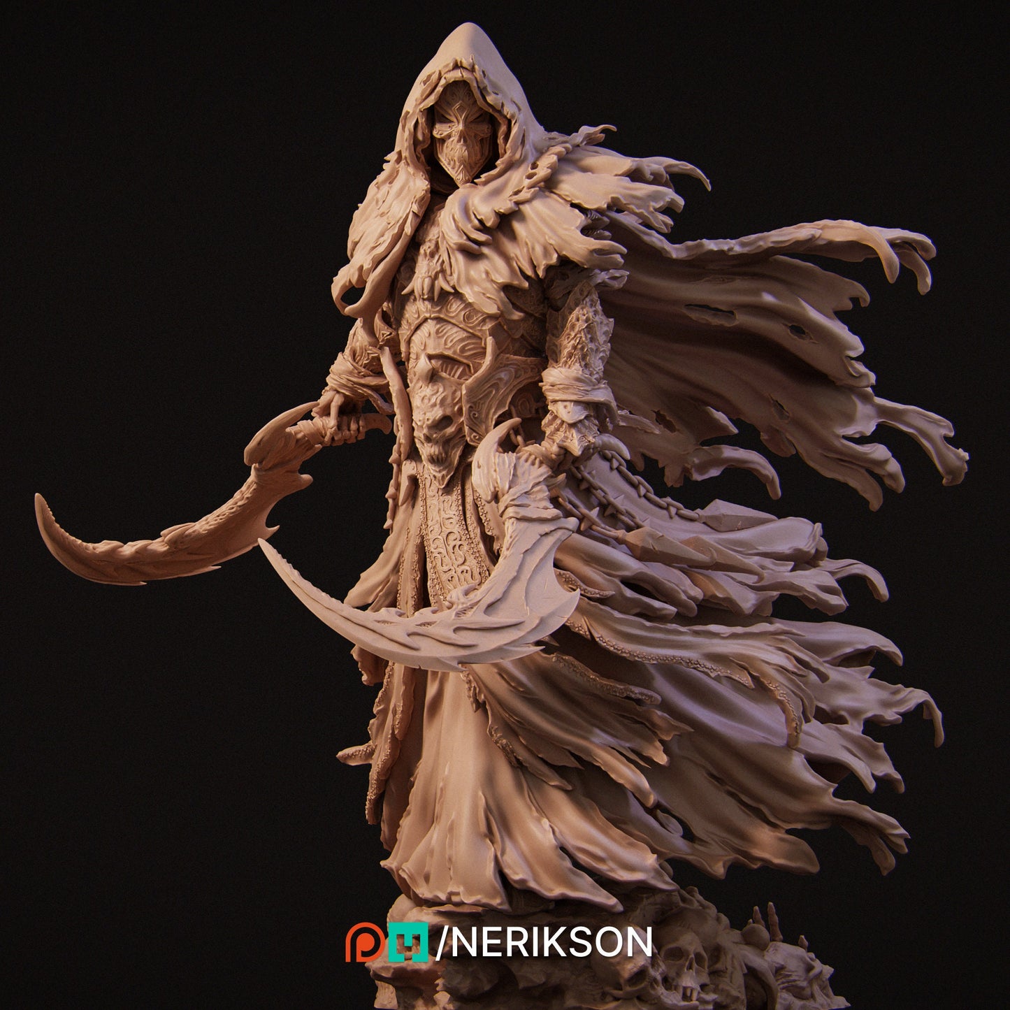 Death, Powerful NPC, Ernest Nemirovsky | Dungeons and Dragons | Pathfinder | Table Top RPG | 3D Printed Model