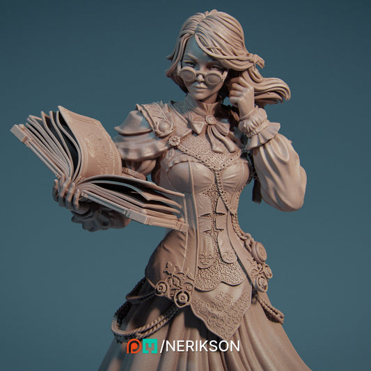 Orinthia the Librarian | Aussie 3D Printed Miniatures and Terrain