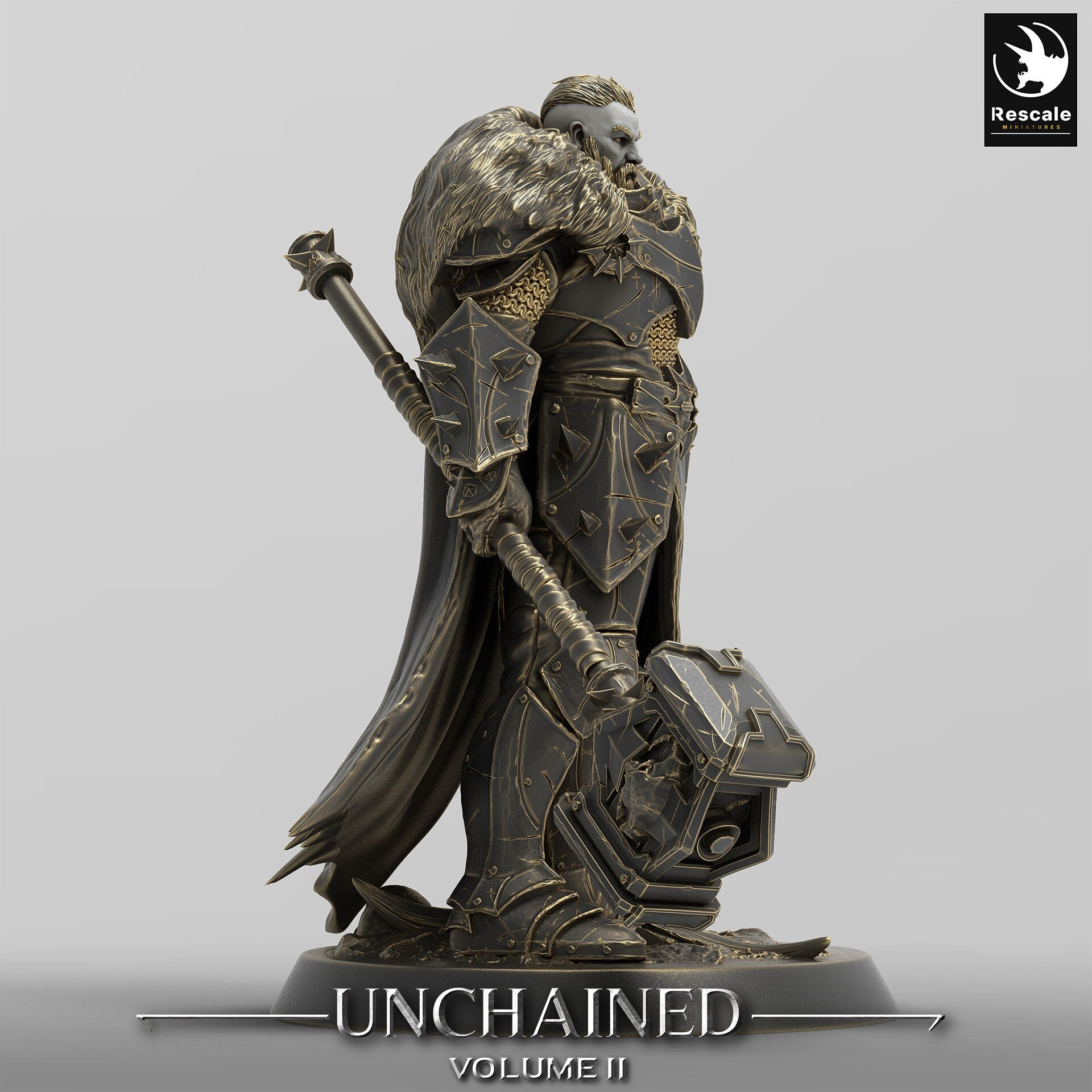 Hammer Raiders, Rescale Miniatures | Dungeons and Dragons | Pathfinder | Table Top RPG | 3D Printed Model