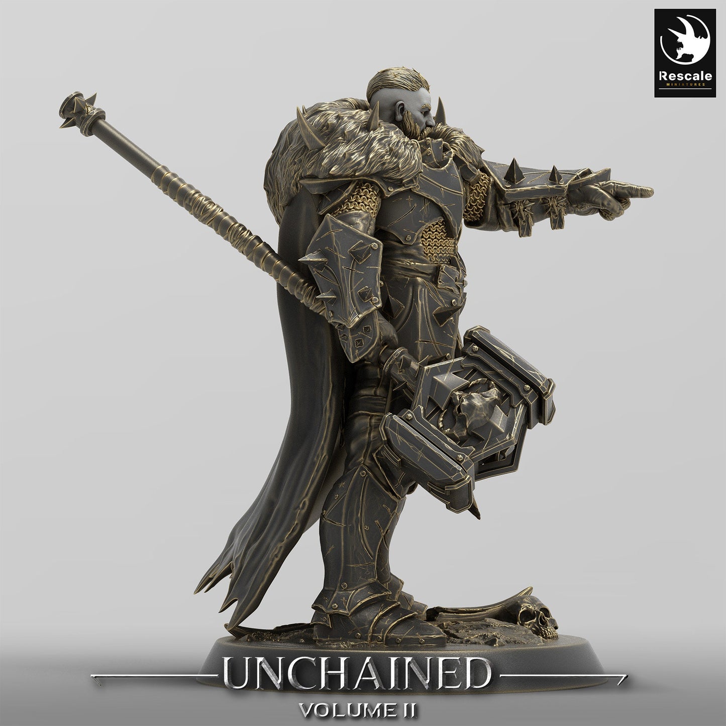 Hammer Raiders, Rescale Miniatures | Dungeons and Dragons | Pathfinder | Table Top RPG | 3D Printed Model