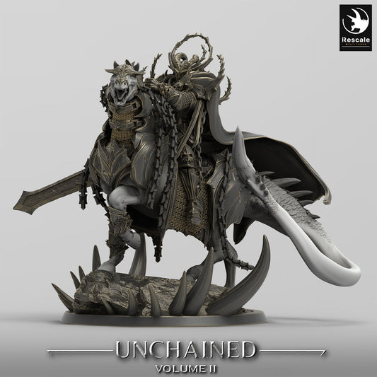 Unchained Riders, Rescale Miniatures | Dungeons and Dragons | Pathfinder | Table Top RPG | 3D Printed Model