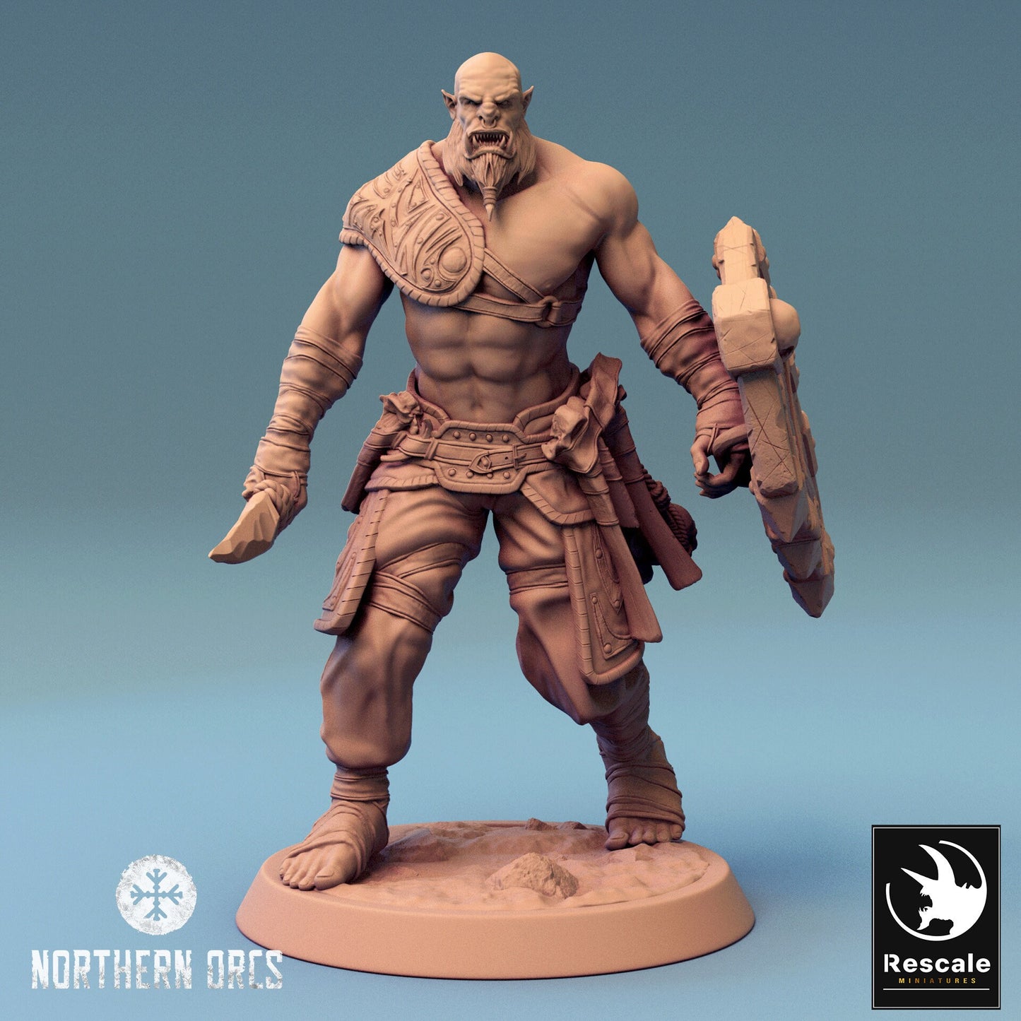 Orcs n' Lil Stabbers, Rescale Miniatures | Dungeons and Dragons | Pathfinder | Table Top RPG | 3D Printed Model