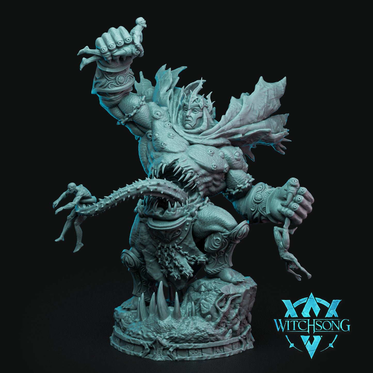 Knight of Gluttony, Witchsong Miniatures | Dungeons and Dragons | Pathfinder | Table Top RPG | 3D Printed Model