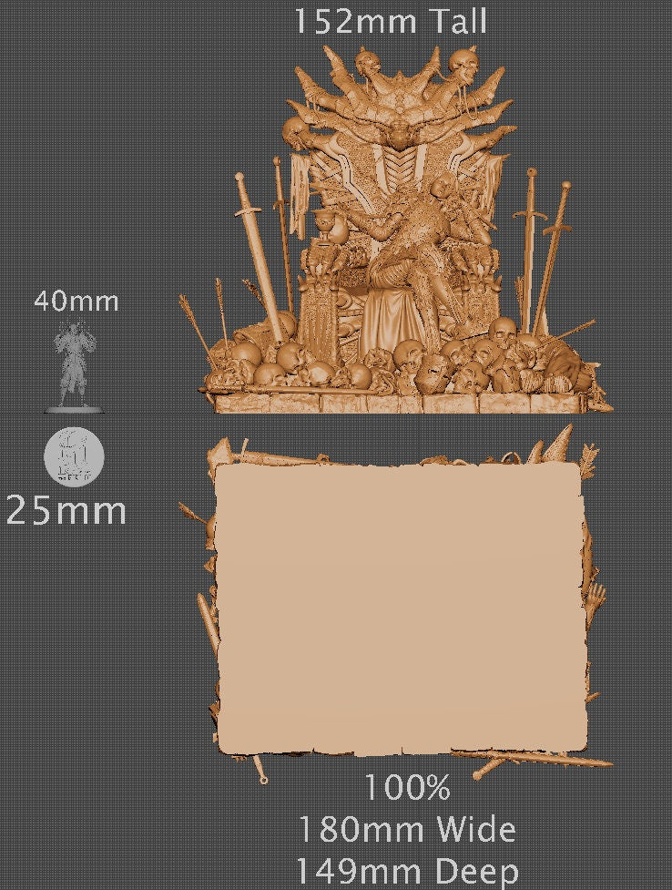 Alheera, Dragon Throne, Powerful NPC, Ernest Nemirovsky | Dungeons and Dragons | Pathfinder | Table Top RPG | 3D Printed Model