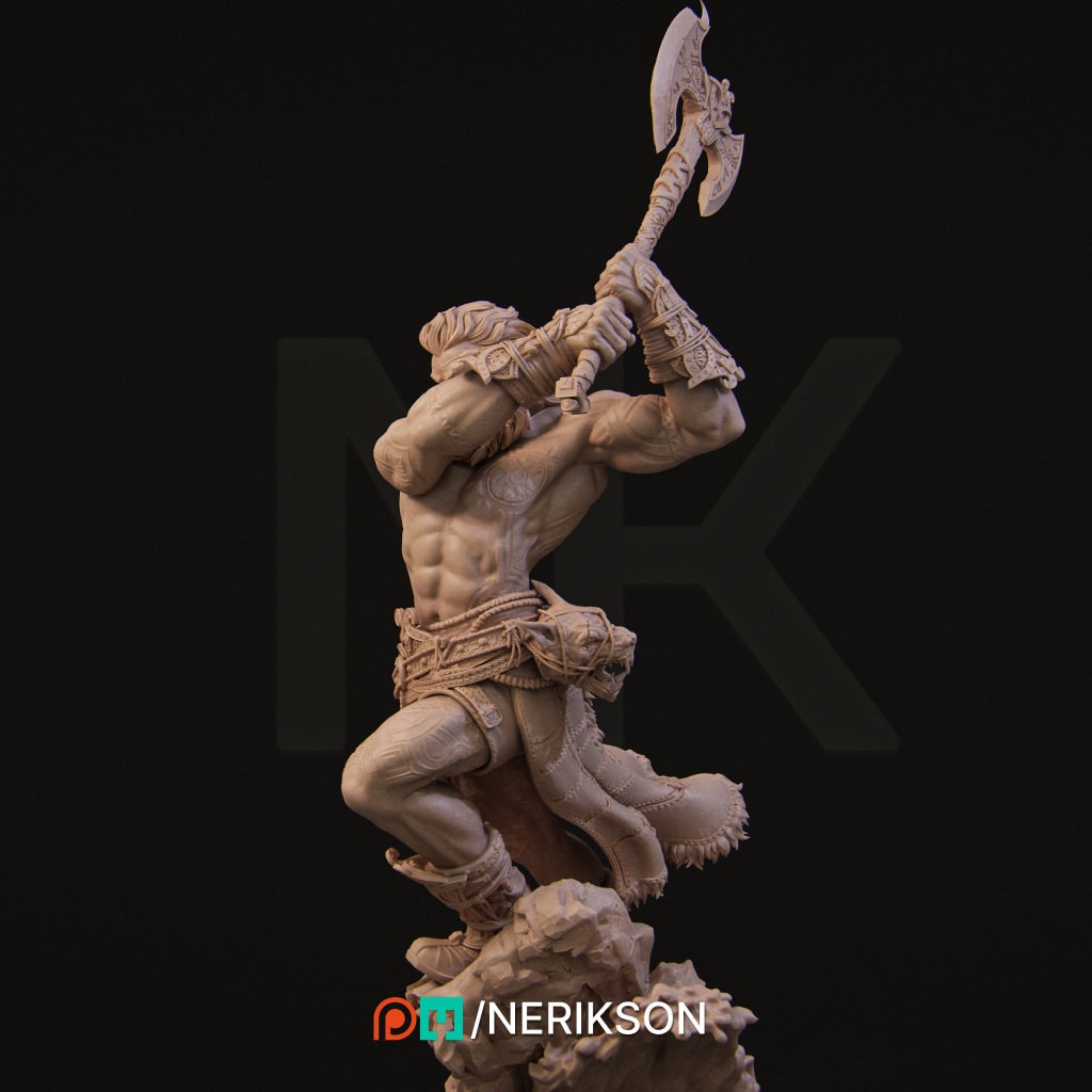 Ivar, Powerful NPC, Ernest Nemirovsky | Dungeons and Dragons | Pathfinder | Table Top RPG | 3D Printed Model