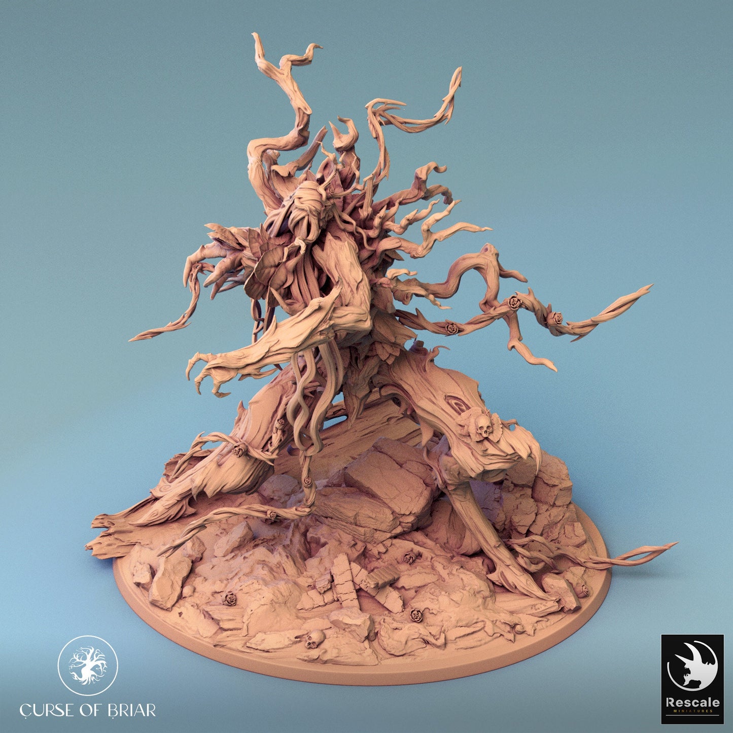 Dryad, Rescale Miniatures | Dungeons and Dragons | Pathfinder | Table Top RPG | 3D Printed Model