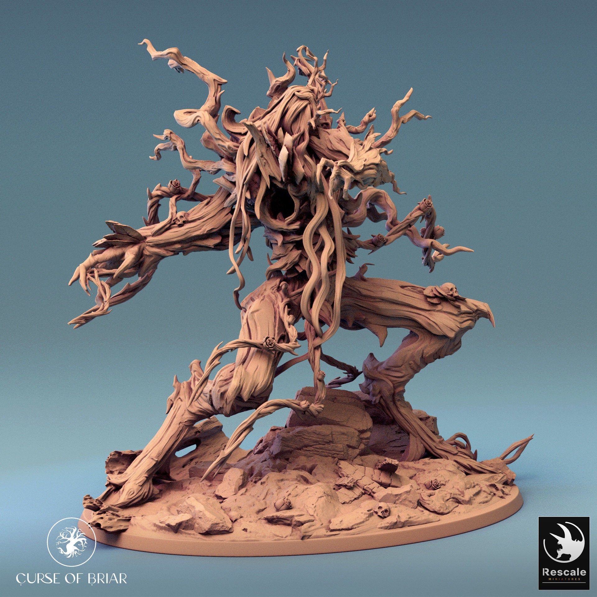 Dryad, Rescale Miniatures | Dungeons and Dragons | Pathfinder | Table Top RPG | 3D Printed Model