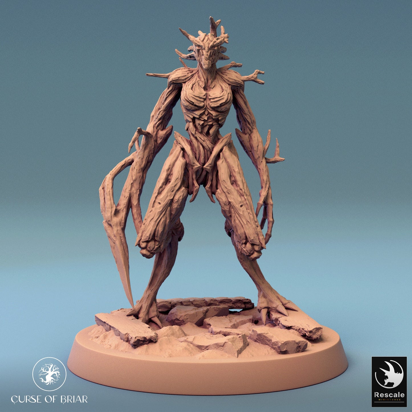 Woodfey, P2, Rescale Miniatures | Dungeons and Dragons | Pathfinder | Table Top RPG | 3D Printed Model