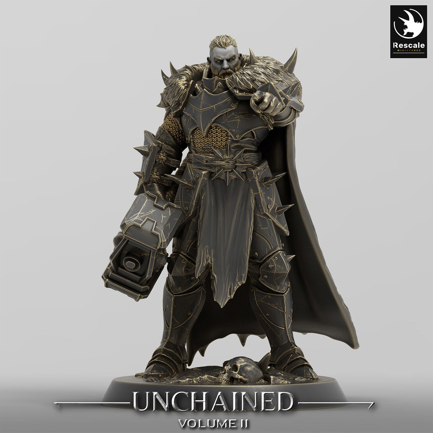 Hammer Raiders, Rescale Miniatures | Dungeons and Dragons | Pathfinder | Table Top RPG | 3D Printed Model