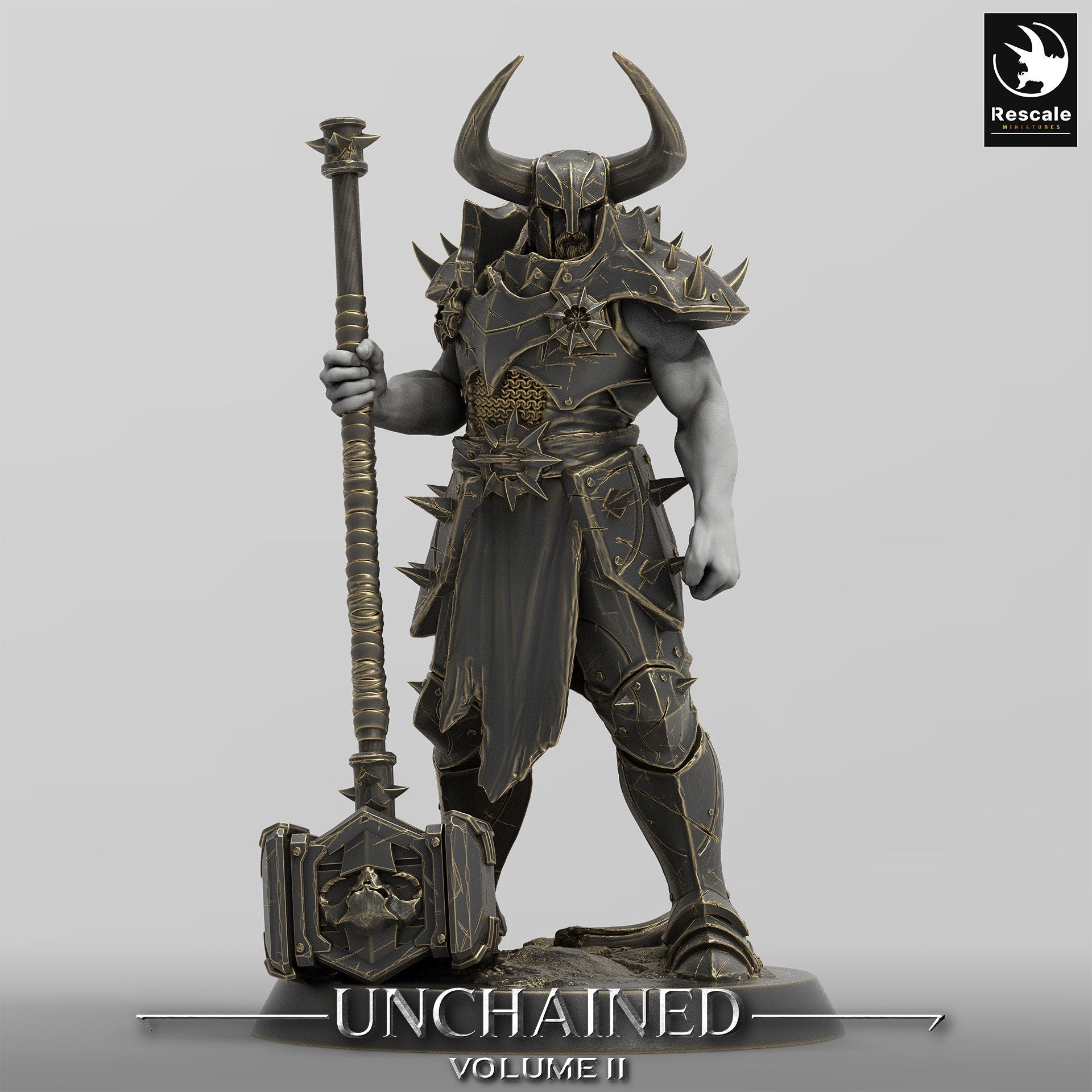 Hammer Raiders, Rescale Miniatures | Dungeons and Dragons | Pathfinder | Table Top RPG | 3D Printed Model