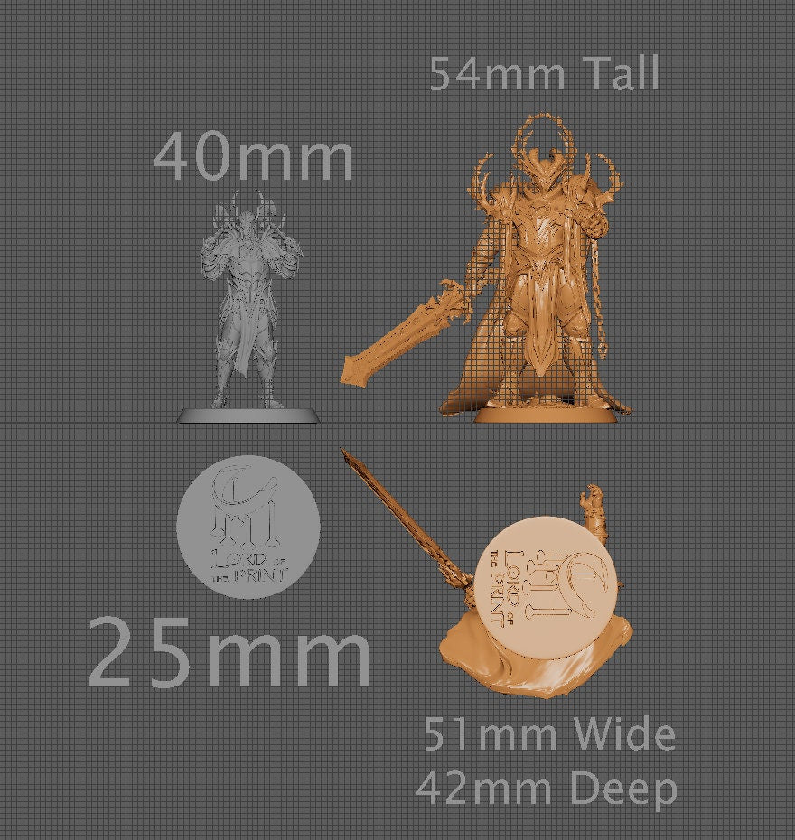 Olaf'son, Rescale Miniatures | Dungeons and Dragons | Pathfinder | Table Top RPG | 3D Printed Model