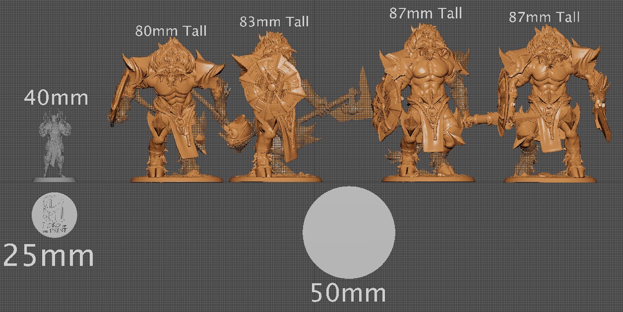 Minotaurs | Aussie 3D Printed Miniatures and Terrain