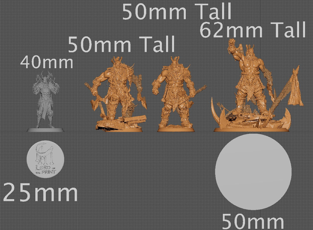 King Azhrog | Aussie 3D Printed Miniatures and Terrain