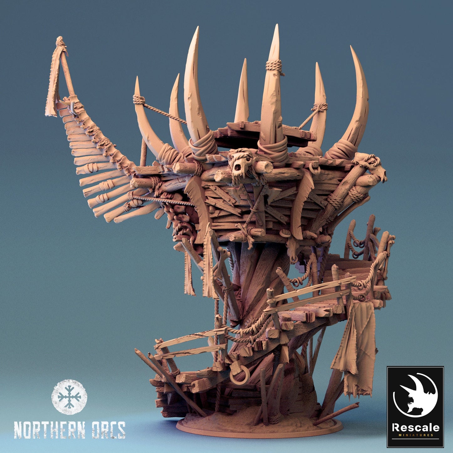 Orc Lookout Tower | Aussie 3D Printed Miniatures and Terrain