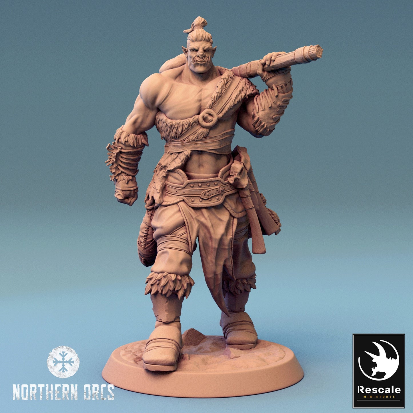 Orcs n' Smashers, Rescale Miniatures | Dungeons and Dragons | Pathfinder | Table Top RPG | 3D Printed Model