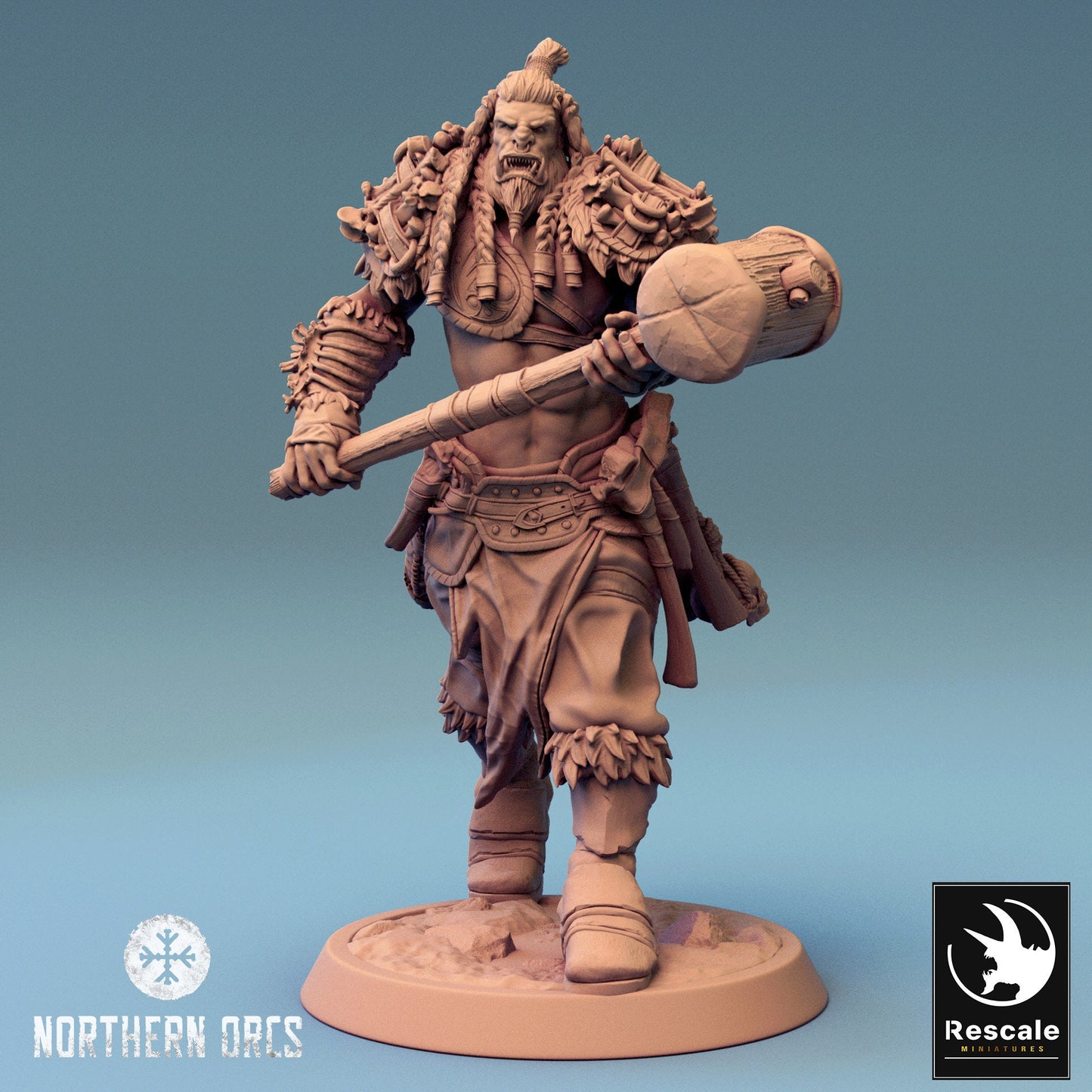 Orcs n' Smashers, Rescale Miniatures | Dungeons and Dragons | Pathfinder | Table Top RPG | 3D Printed Model