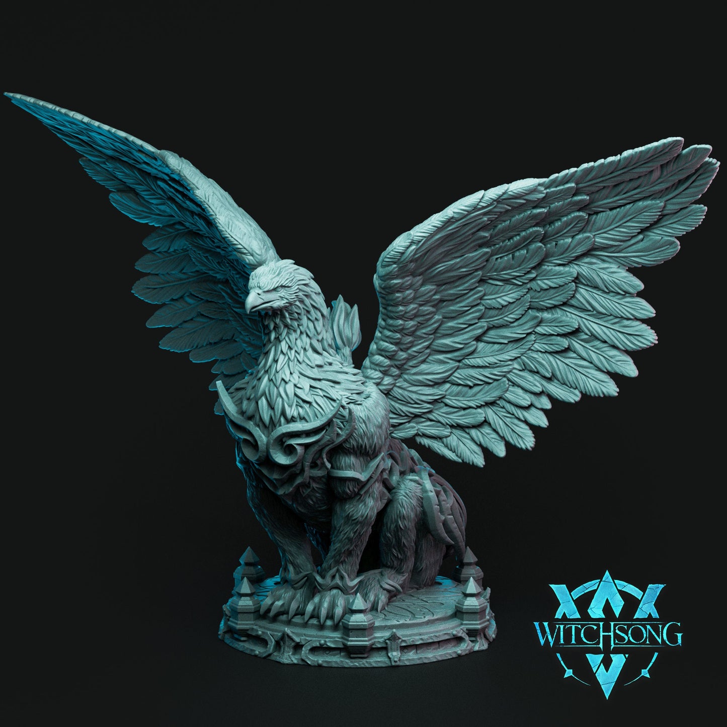 Hydra Sphynx, Witchsong Miniatures | Dungeons and Dragons | Pathfinder | Table Top RPG | 3D Printed Model