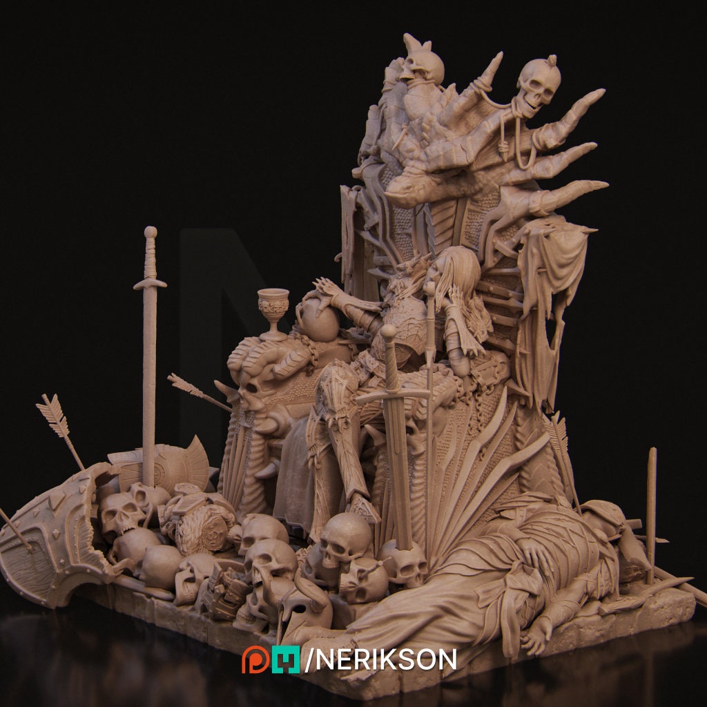 Alheera, Dragon Throne, Powerful NPC, Ernest Nemirovsky | Dungeons and Dragons | Pathfinder | Table Top RPG | 3D Printed Model