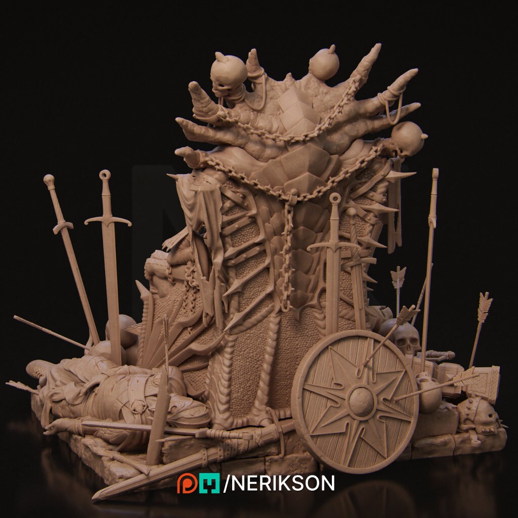 Alheera, Dragon Throne, Powerful NPC, Ernest Nemirovsky | Dungeons and Dragons | Pathfinder | Table Top RPG | 3D Printed Model