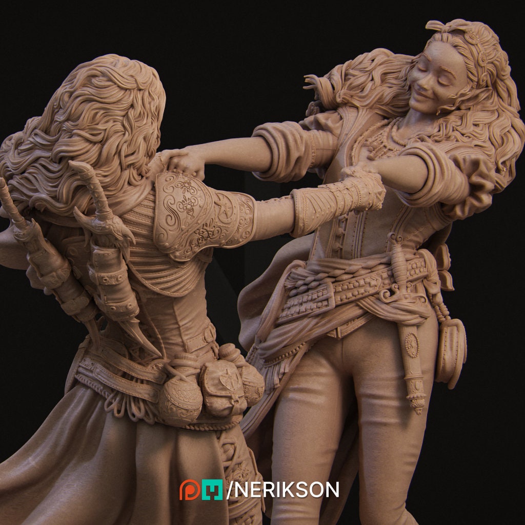 Ode to Joy, Statue, Ernest Nemirovsky | Dungeons and Dragons | Pathfinder | Table Top RPG | 3D Printed Model