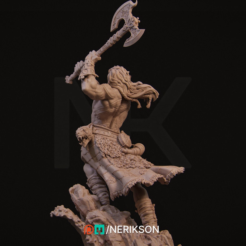 Ivar, Powerful NPC, Ernest Nemirovsky | Dungeons and Dragons | Pathfinder | Table Top RPG | 3D Printed Model