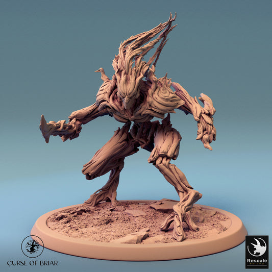 The Barkclad, Pack 2, Rescale Miniatures | Dungeons and Dragons | Pathfinder | Table Top RPG | 3D Printed Model