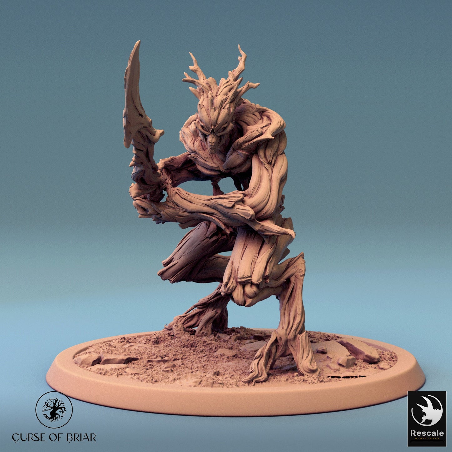 The Treefolk, Pack 2, Rescale Miniatures | Dungeons and Dragons | Pathfinder | Table Top RPG | 3D Printed Model