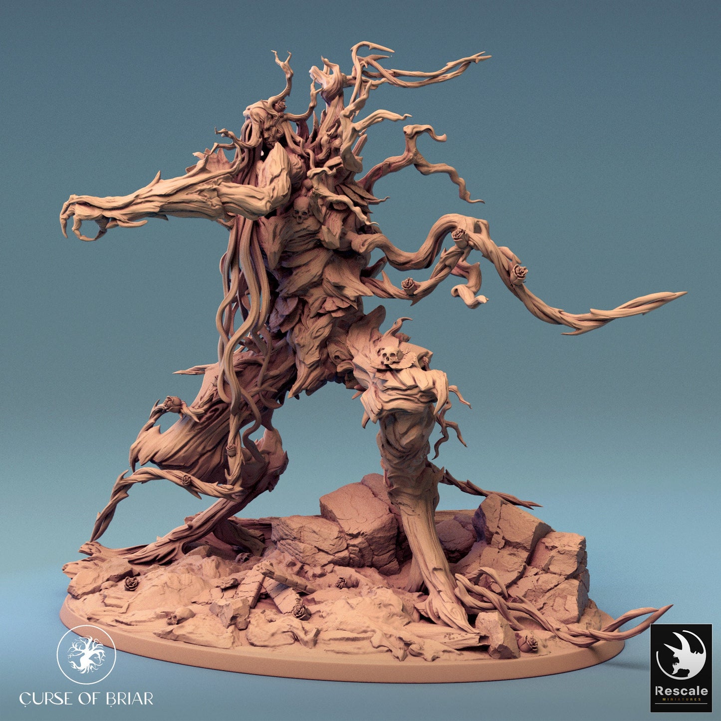 Dryad, Rescale Miniatures | Dungeons and Dragons | Pathfinder | Table Top RPG | 3D Printed Model