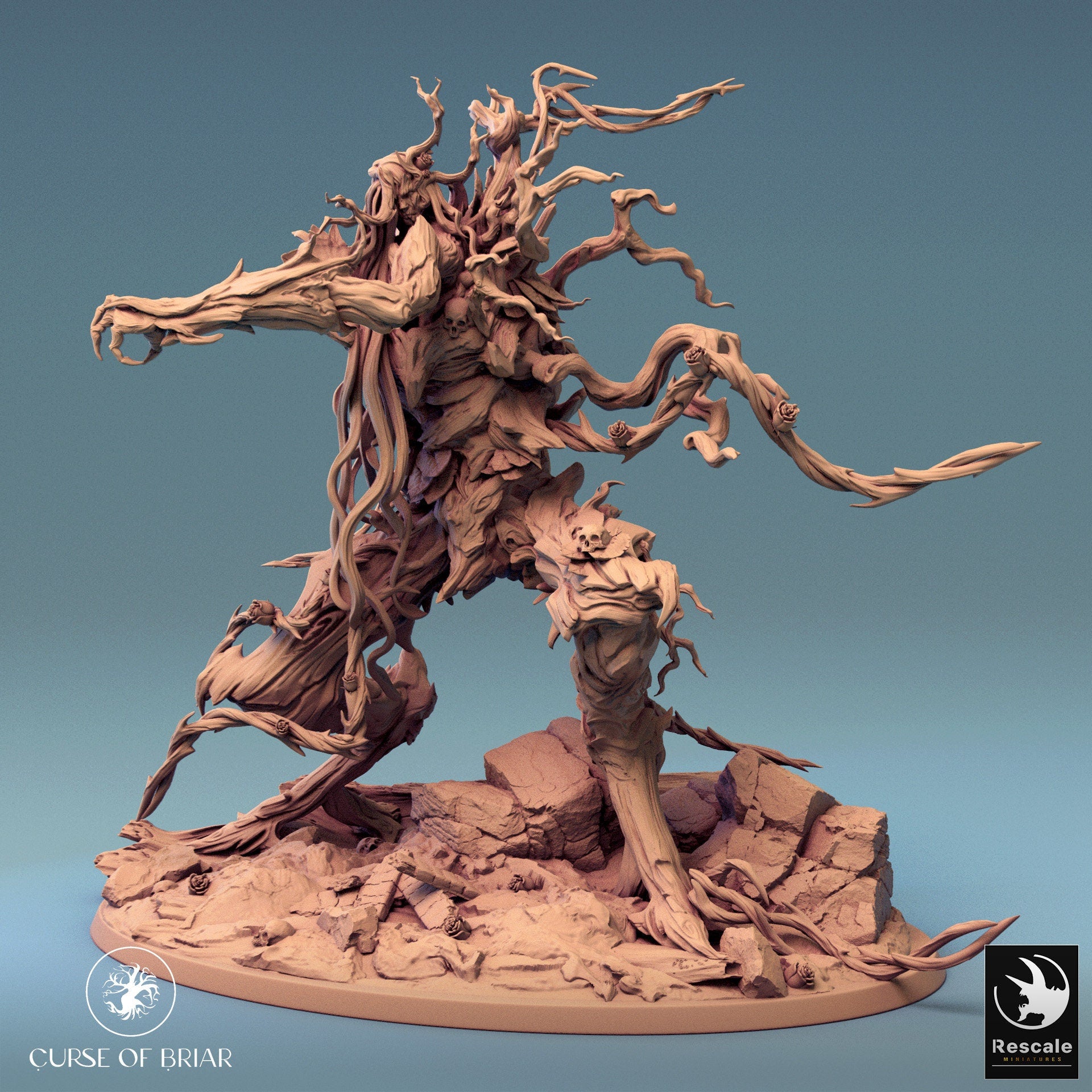 Dryad, Rescale Miniatures | Dungeons and Dragons | Pathfinder | Table Top RPG | 3D Printed Model