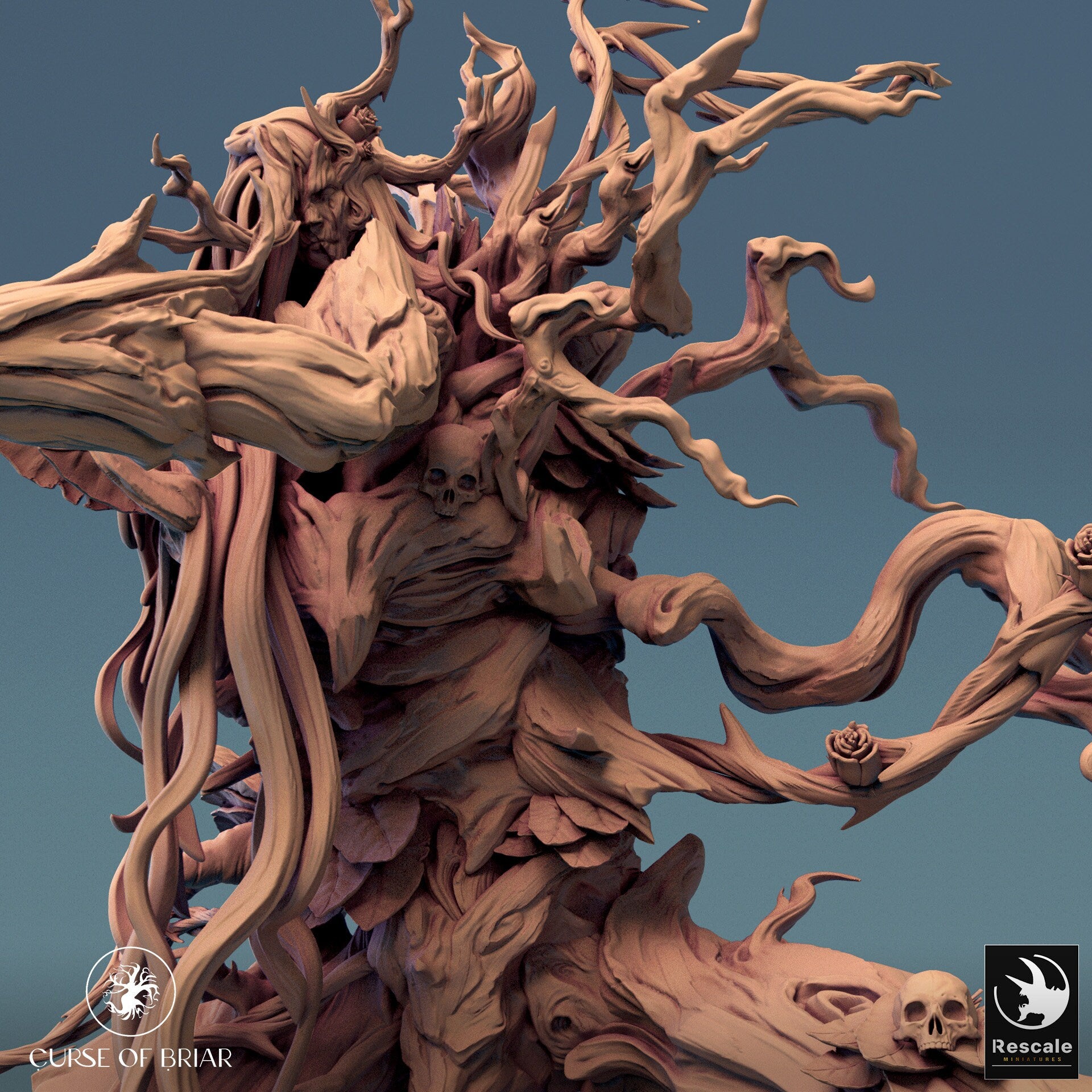 Dryad, Rescale Miniatures | Dungeons and Dragons | Pathfinder | Table Top RPG | 3D Printed Model