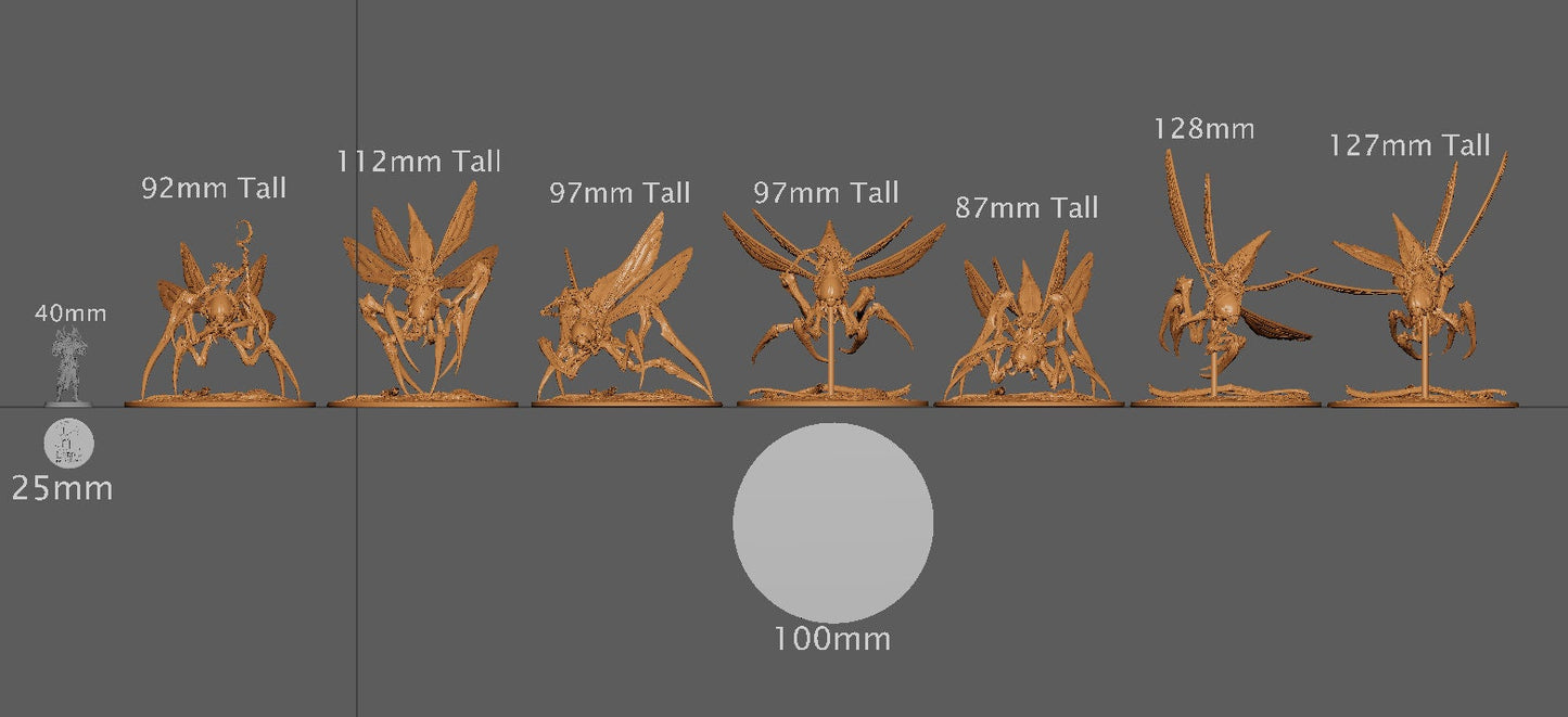 Fyrionis Riders, Rescale Miniatures | Dungeons and Dragons | Pathfinder | Table Top RPG | 3D Printed Model