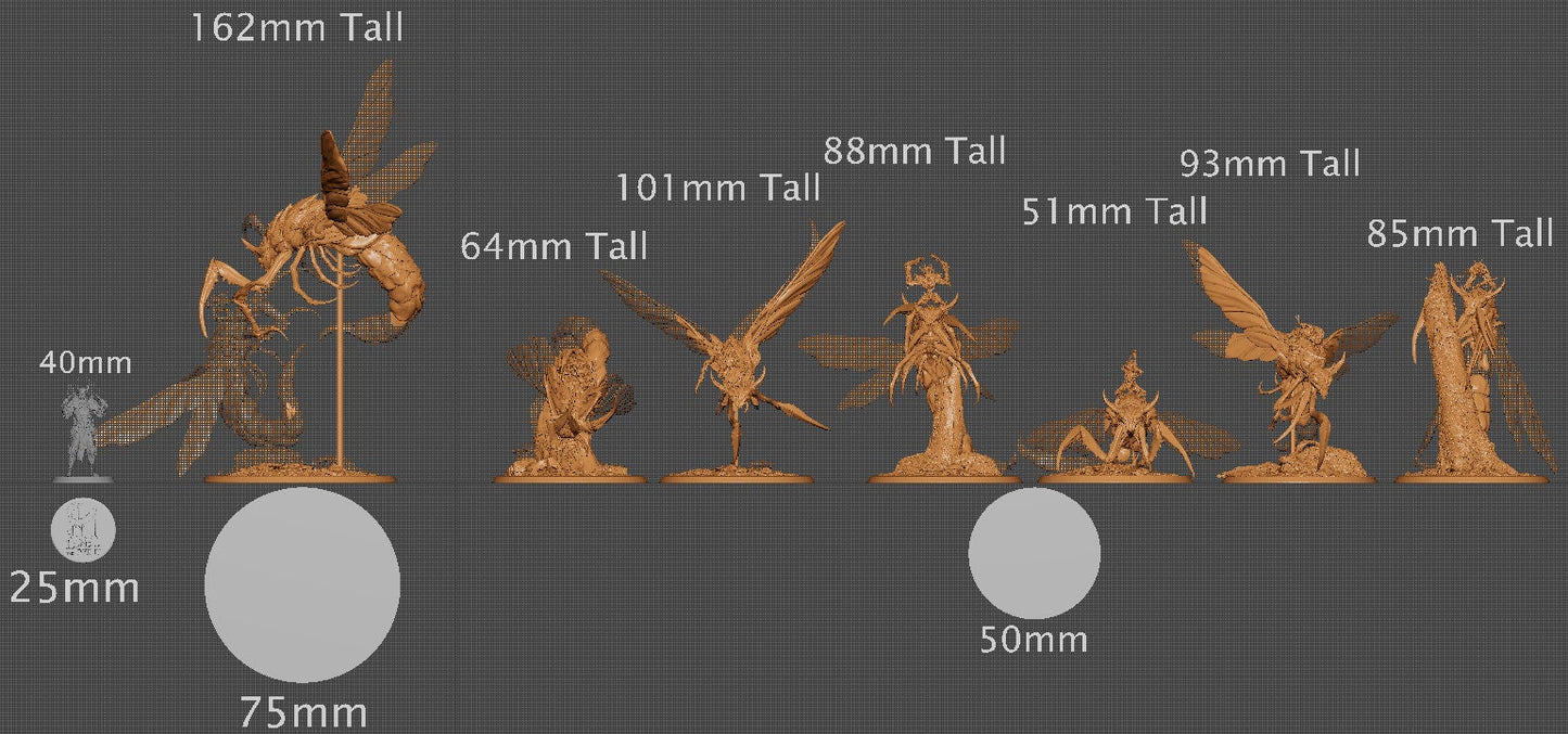 Skycutter Riders, Rescale Miniatures | Dungeons and Dragons | Pathfinder | Table Top RPG | 3D Printed Model