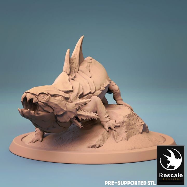 Placurdo, Axolotl, Lord of the Print | Dungeons and Dragons | Pathfinder | Table Top RPG | 3D Printed Model