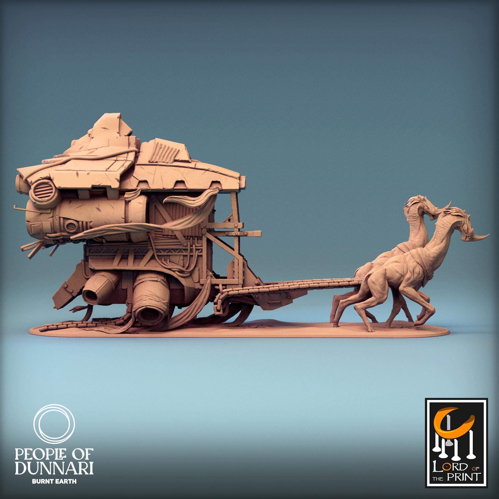 Dunnari Caravan, Rescale Miniatures | Dungeons and Dragons | Pathfinder | Table Top RPG | 3D Printed Model