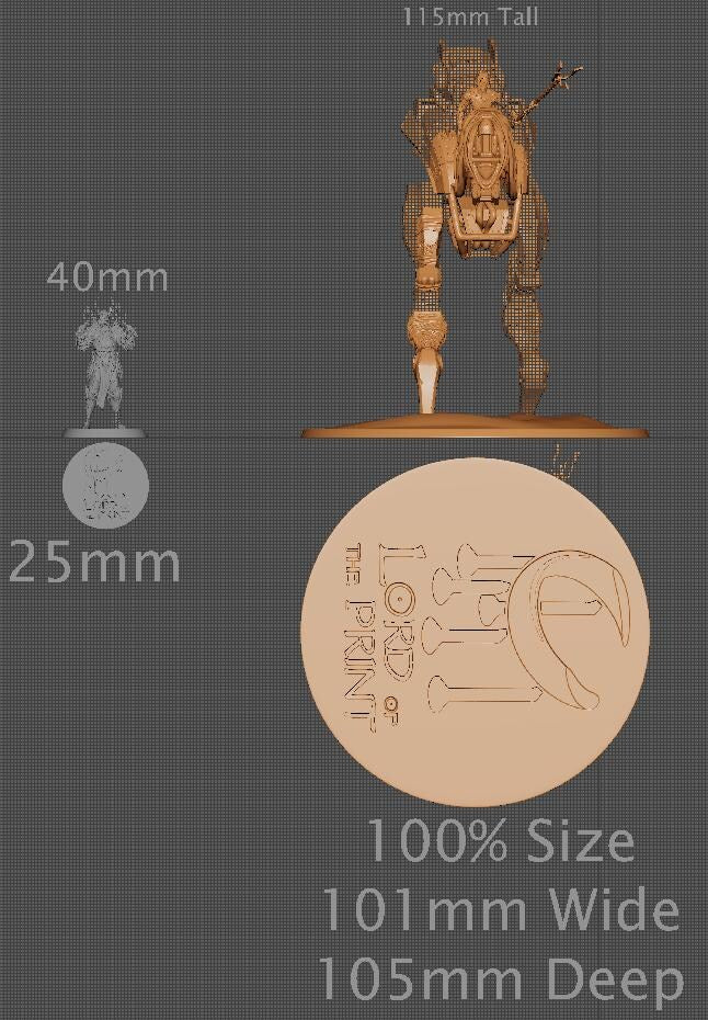 Medoka Walk, Rescale Miniatures | Dungeons and Dragons | Pathfinder | Table Top RPG | 3D Printed Model