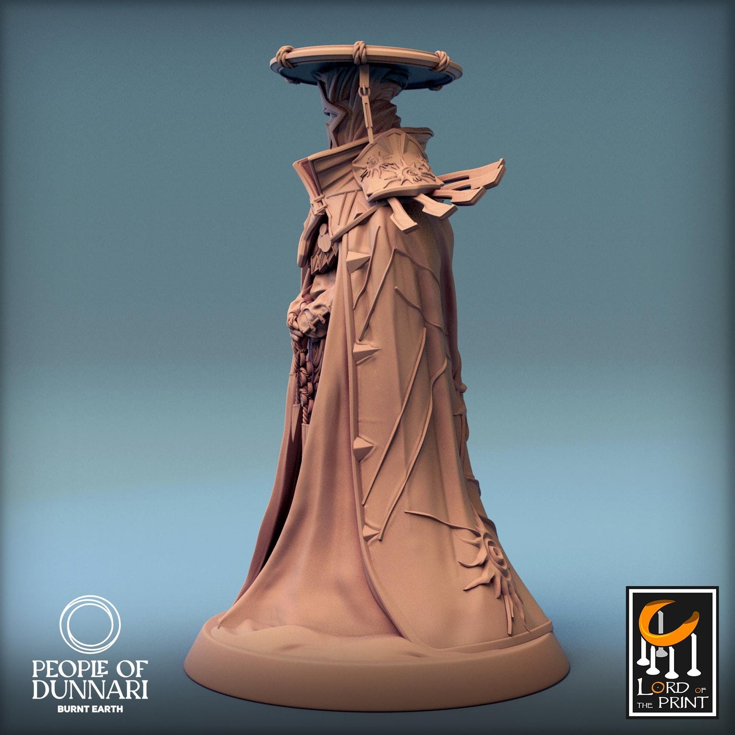 The Sun Priest, Rescale Miniatures | Dungeons and Dragons | Pathfinder | Table Top RPG | 3D Printed Model