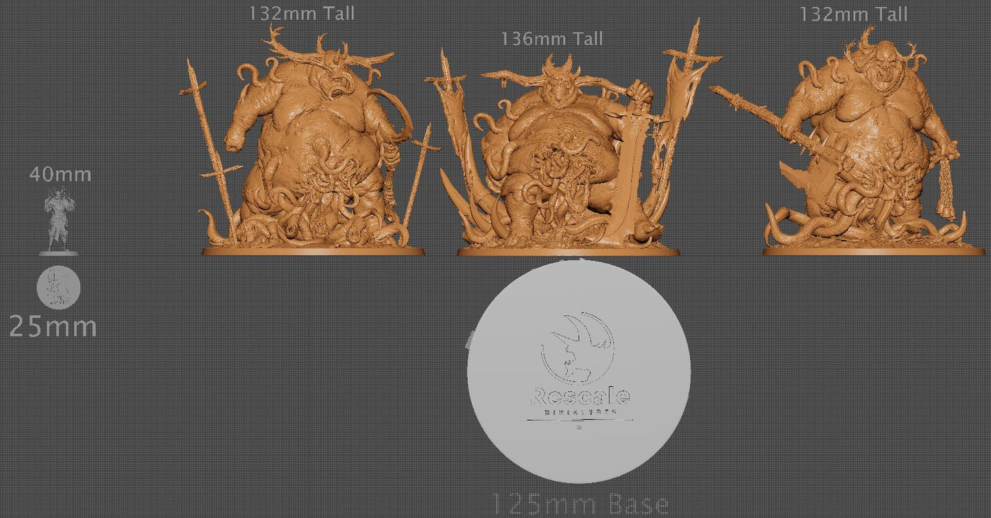 Purulent Demon, Rescale Miniatures | Dungeons and Dragons | Pathfinder | Table Top RPG | 3D Printed Model