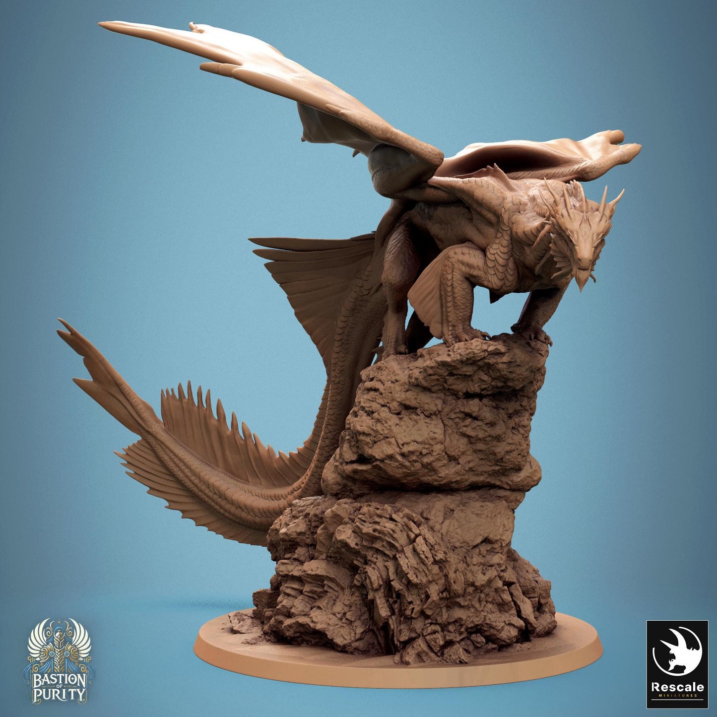 Lesser Bronze Dragon | Aussie 3D Printed Miniatures and Terrain