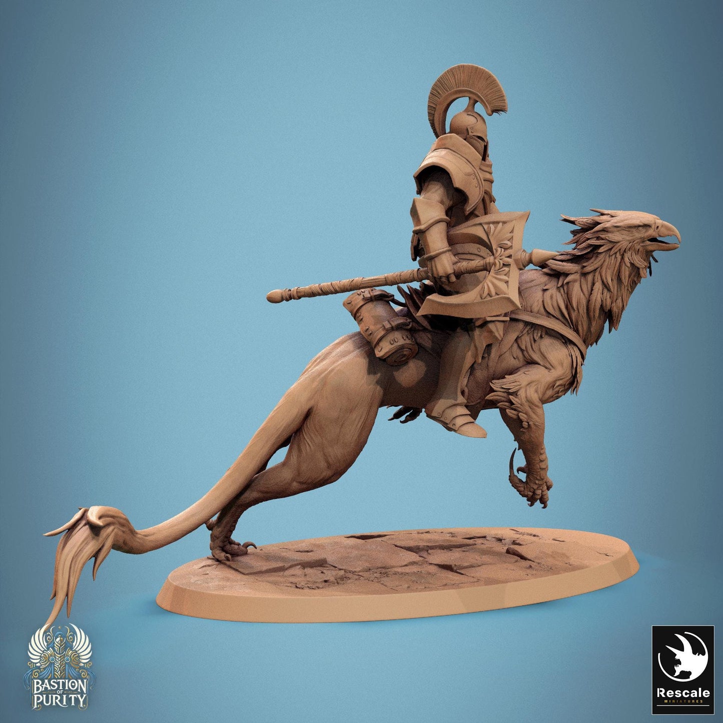 Gryph Riders, Pack 1, Rescale Miniatures | Dungeons and Dragons | Pathfinder | Table Top RPG | 3D Printed Model