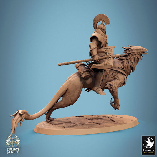 Gryph Riders, Pack 1, Rescale Miniatures | Dungeons and Dragons | Pathfinder | Table Top RPG | 3D Printed Model