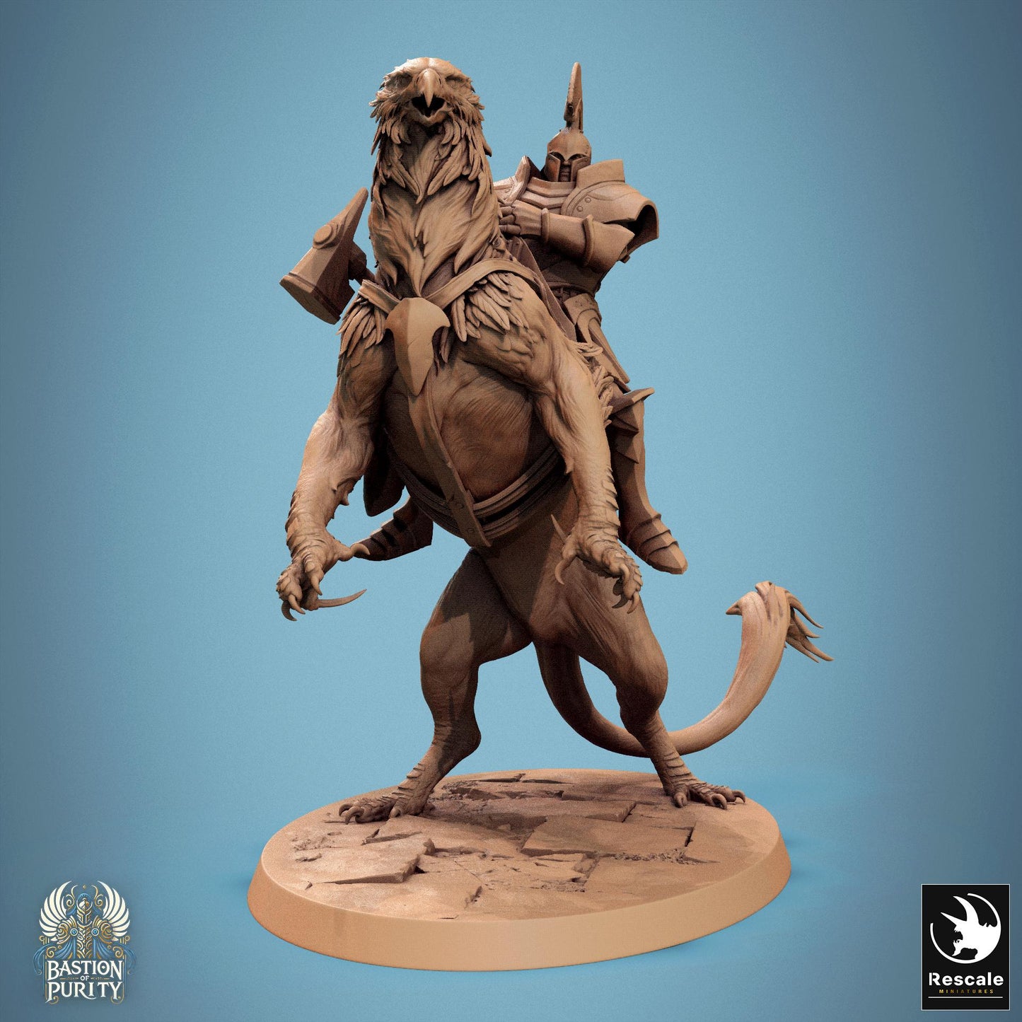 Gryph Riders, Pack 1, Rescale Miniatures | Dungeons and Dragons | Pathfinder | Table Top RPG | 3D Printed Model