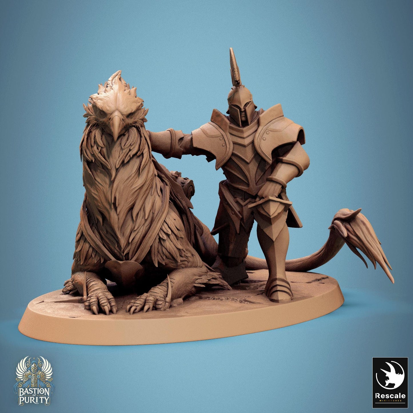 Gryph Riders, Pack 1, Rescale Miniatures | Dungeons and Dragons | Pathfinder | Table Top RPG | 3D Printed Model