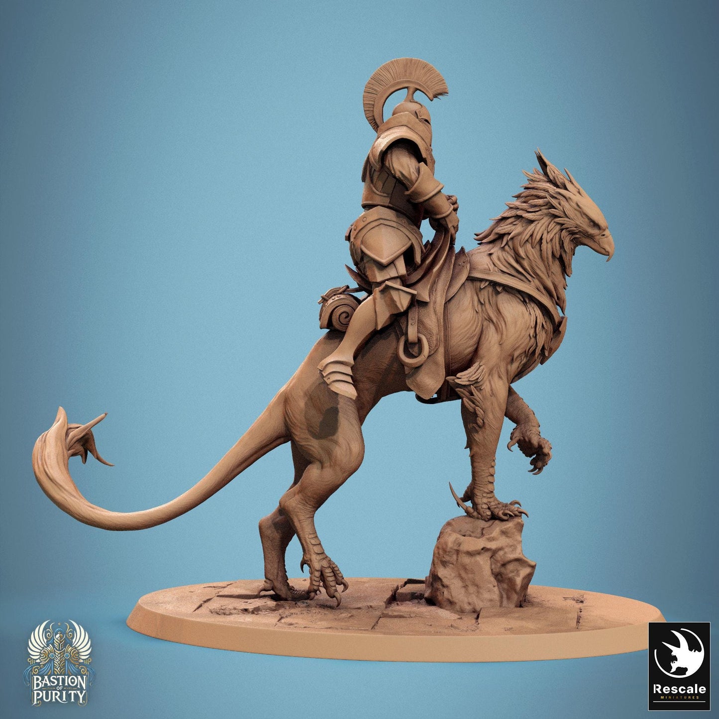 Gryph Riders, Pack 2, Rescale Miniatures | Dungeons and Dragons | Pathfinder | Table Top RPG | 3D Printed Model