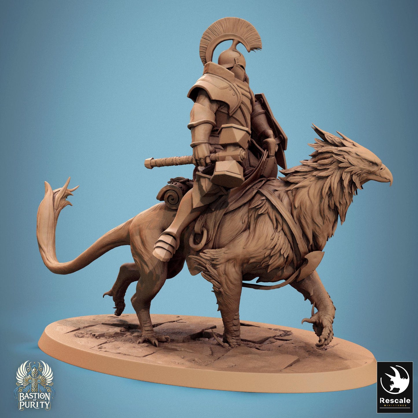 Gryph Riders, Pack 2, Rescale Miniatures | Dungeons and Dragons | Pathfinder | Table Top RPG | 3D Printed Model