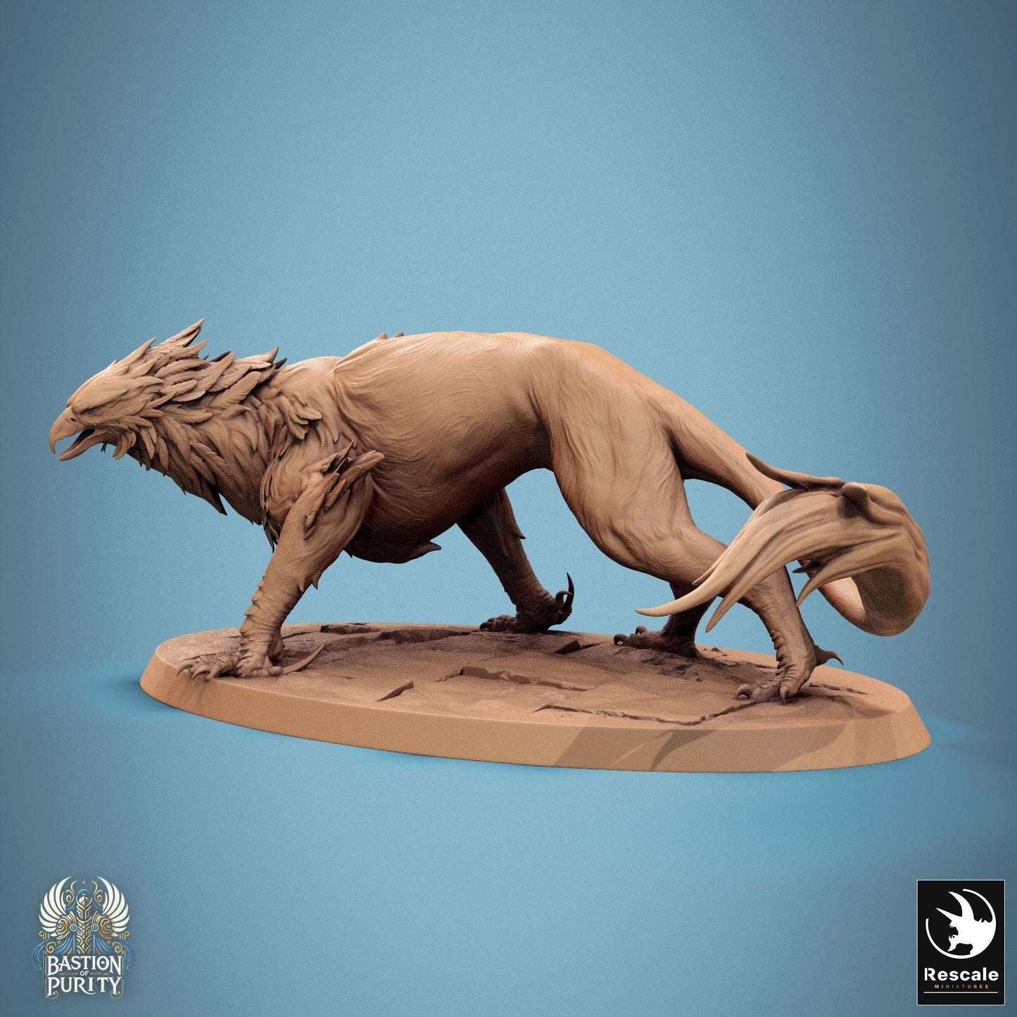 Wild Gryphs, Pack 1, Rescale Miniatures | Dungeons and Dragons | Pathfinder | Table Top RPG | 3D Printed Model