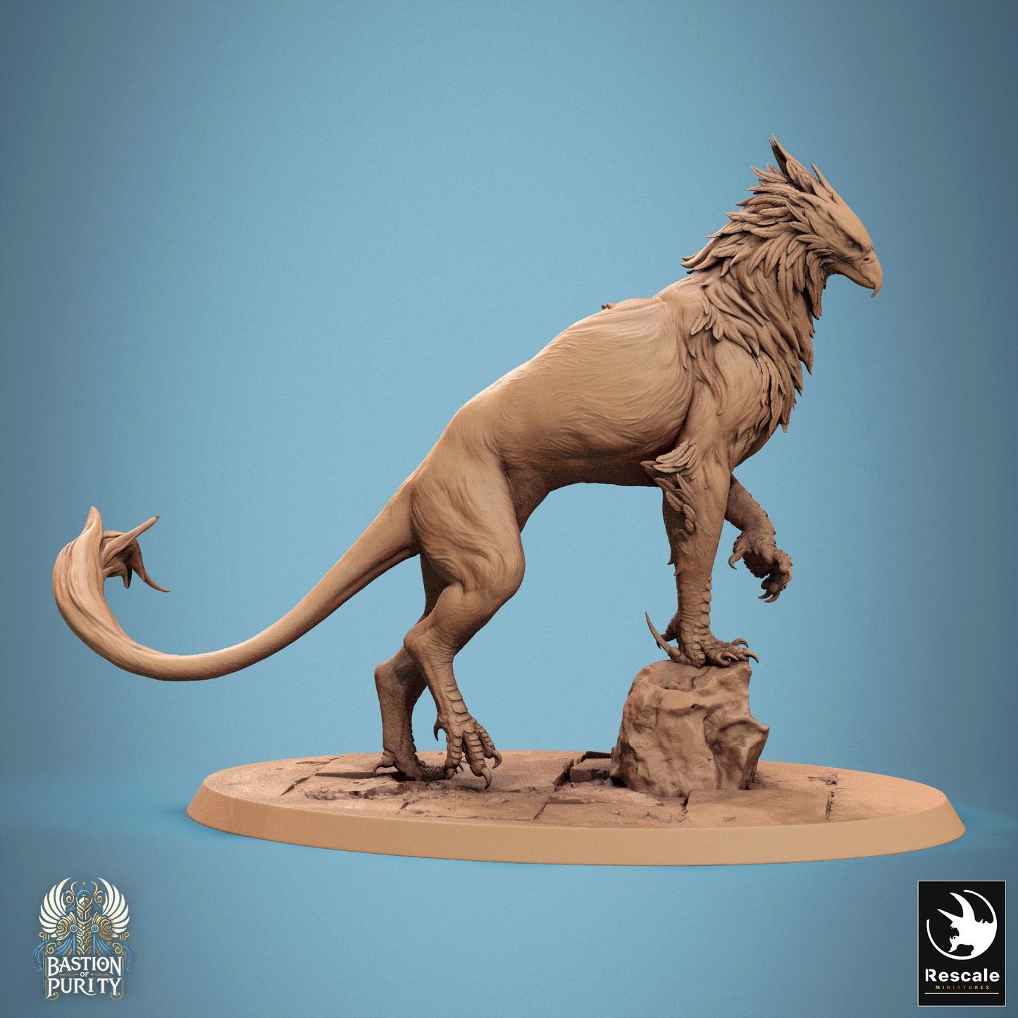 Wild Gryphs, Pack 2, Rescale Miniatures | Dungeons and Dragons | Pathfinder | Table Top RPG | 3D Printed Model